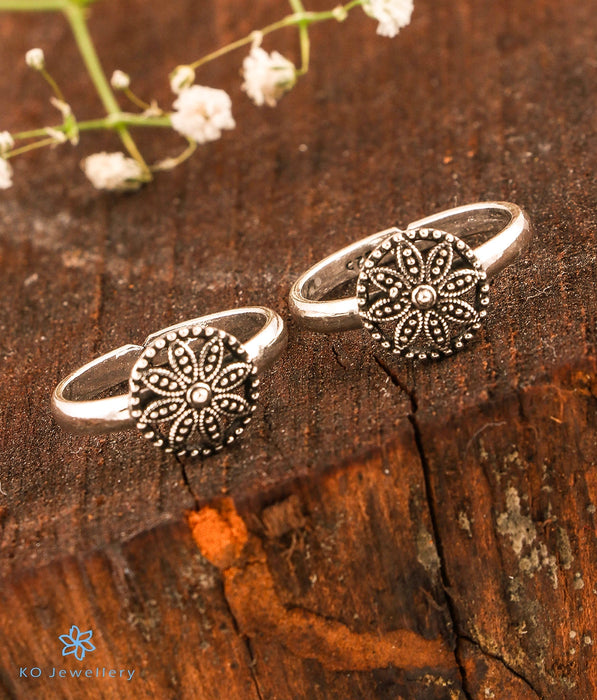 Shop Jaypore Women Antique Silver Adjustable Silver Rings for Women Online  39577998